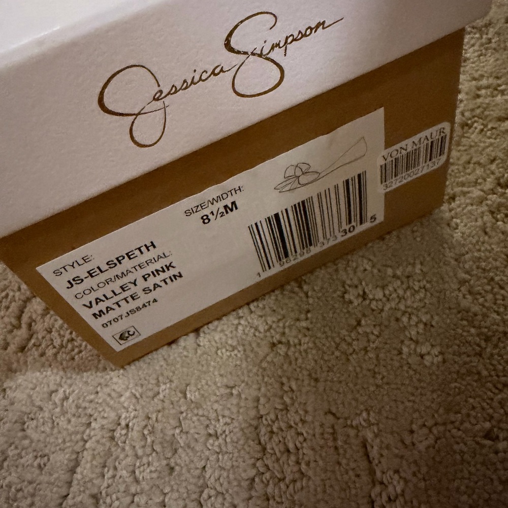 Jessica Simpson Hot Pink Bow Pointed Toe Ballet Flats - Picture 4 of 4